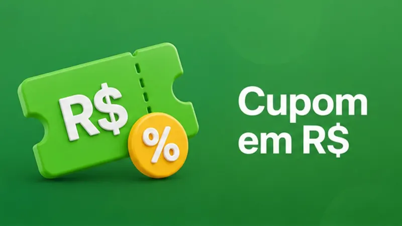 Cupom em reais
