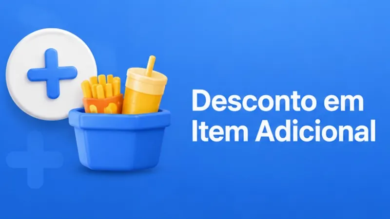 Desconto em item adicional